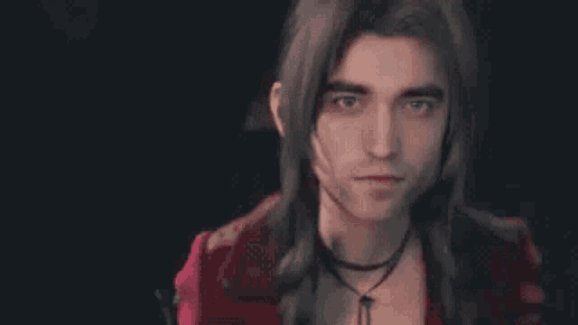 Robert Pattinson Aerith Gainsborough GIF