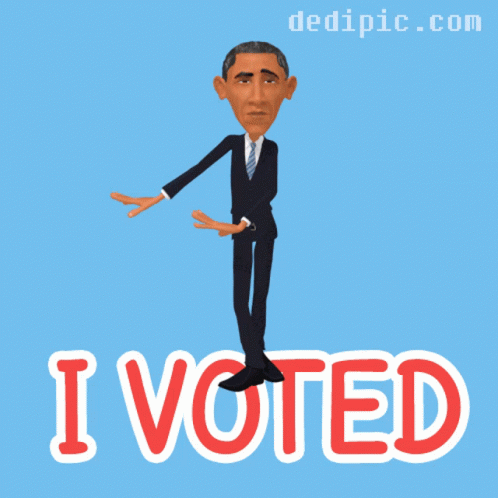 Obama Voted I Voted GIF - Obama Voted I Voted Vote GIFs