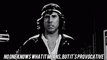 Will Ferrell Provocative GIF - Will Ferrell Provocative No One Knows What It Means GIFs