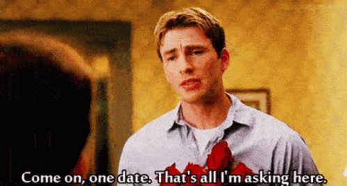 Chris Evans Come On GIF - Chris Evans Come On One Date GIFs