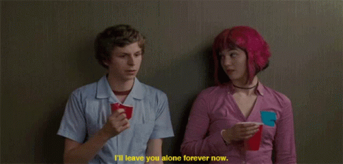 I Will Leave You Alone Forever Now GIF - I Will Leave You Alone Forever Now Scott Pilgrim Vs The World GIFs