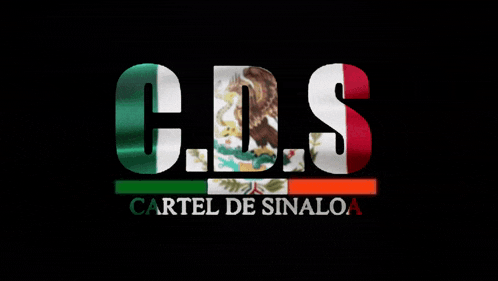 a cartel de sinaloa logo with a mexican flag