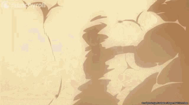 a close up of a girl with crunchyroll written on the bottom right
