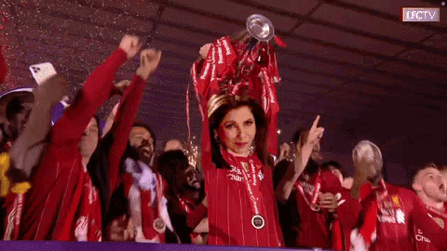 Dimple Kapadia Football GIF