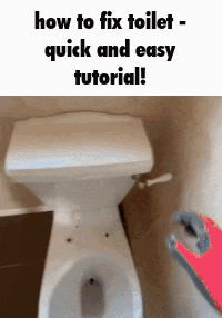 Toilet Plumbing GIF - Toilet Plumbing Tutorial GIFs