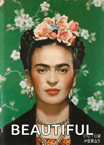 Frida Kahlo Kiss GIF - Frida Kahlo Kiss Wink GIFs