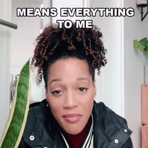 Means Everything To Me Cameo GIF - Means Everything To Me Cameo Means A Lot GIFs