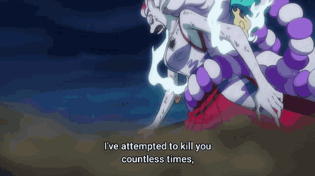 a cartoon character says that he 's attempted to kill you countless times