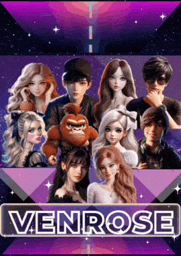 a poster for a game called venrose with a gorilla