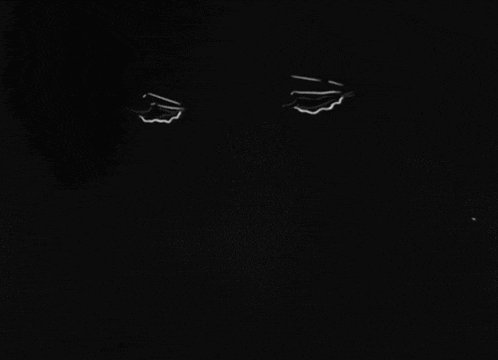 a black and white drawing of a person 's face with white lines on it