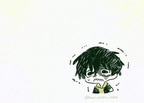 a drawing of a person with the name mariyasu_ame written on the bottom