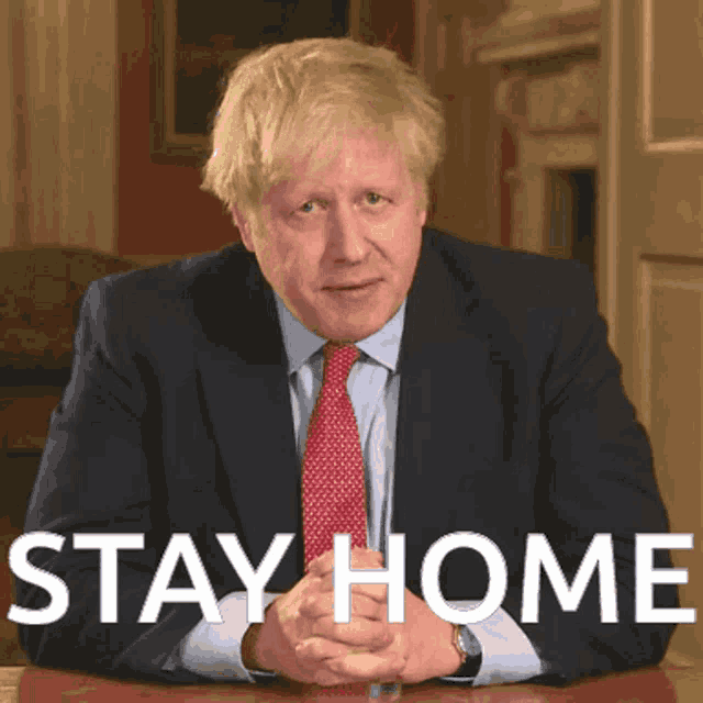 Stay Home Boris GIF - Stay Home Boris Covid GIFs
