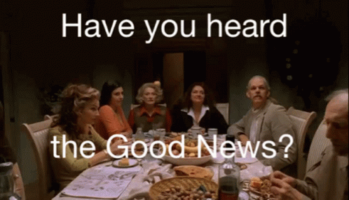 Sopranos Family Have You Hear The Good News GIF - Sopranos Family Have You Hear The Good News Good News GIFs
