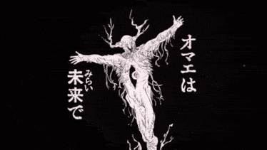 a black and white drawing of a man with chinese writing on it