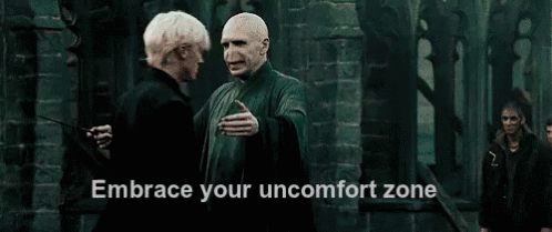 Embrace Your Uncomfort Zone GIF - Voldemort Embrace Your Uncomfort Zone GIFs