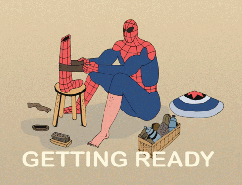 Getting Ready Getting Out GIF - Getting Ready Getting Out Almost There GIFs