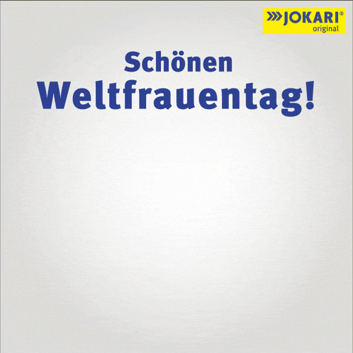 a bouquet of blue flowers with the words schönen weltfrauentag written above it