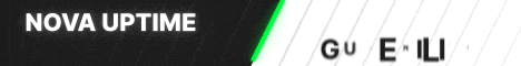 the words nova uptime and kesintsiz are on a black and green background
