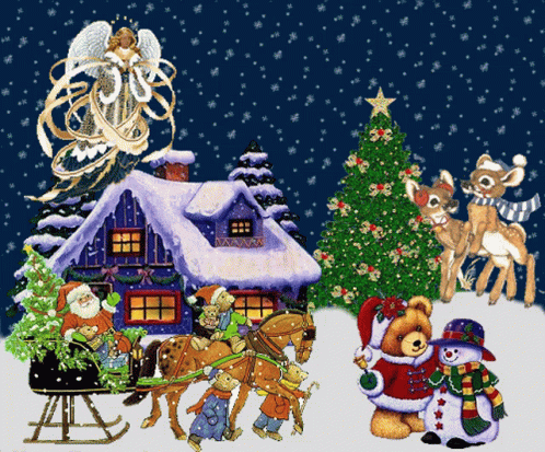 Christmas Merry Christmas GIF - Christmas Merry Christmas Santa Claus GIFs