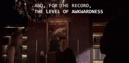 The Originals For The Record GIF - The Originals For The Record Level Of Awkwardness GIFs