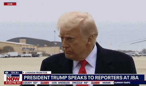 president trump speaks to reporters at jba live on fox