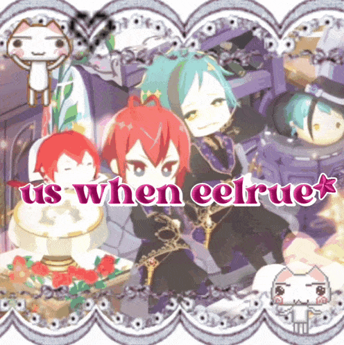 a poster that says us when ecrue on it