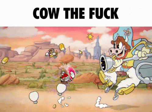Cow The GIF