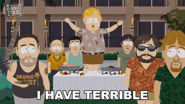 I Have Terrible Horrible News South Park GIF - I Have Terrible Horrible News South Park S16e11 GIFs