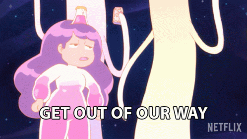 Get Out Of Our Way Bee GIF - Get Out Of Our Way Bee Bee And Puppycat GIFs