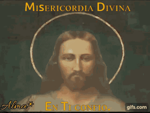 Misericordia Divina En Ti Confio GIF - Misericordia Divina En Ti Confio Jesus Christ GIFs