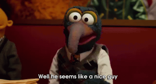 Mr. Nice Guy GIF - Muppets Seems Like A Nice Guy Guy GIFs