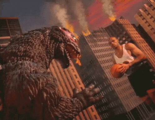 Charlesbarkley Godzilla GIF - Charlesbarkley Godzilla Basketball GIFs