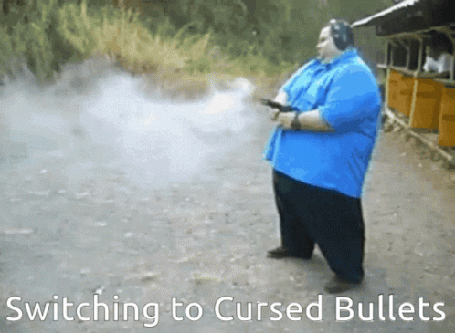 Switching To Cursed Bullets GIF - Switching To Cursed Bullets GIFs