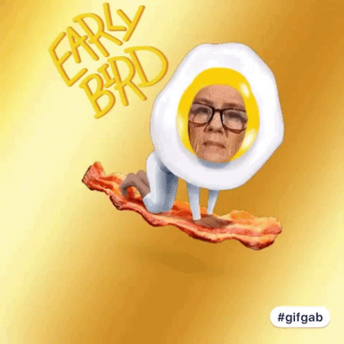 Early Bird Special GIF - Early Bird Special Yay GIFs