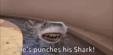 Gru Punches GIF - Gru Punches Shark GIFs