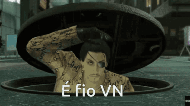 a man in a video game with the words e fio vn written above him