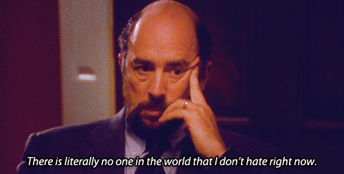 Hate. GIF - The West Wing Toby Hate GIFs