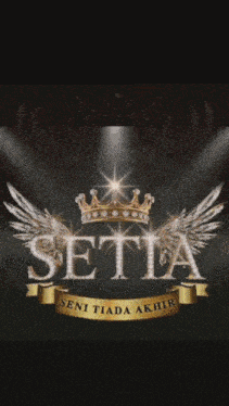 a logo for a company called satta with wings and a crown