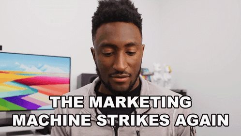 The Marketing Machine Strikes Again Marques Brownlee GIF - The Marketing Machine Strikes Again Marques Brownlee Mkbhd GIFs