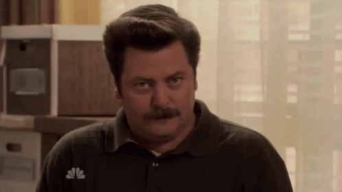 Ron Swanson GIF - Parks And Rec Ron Swanson Hehe GIFs