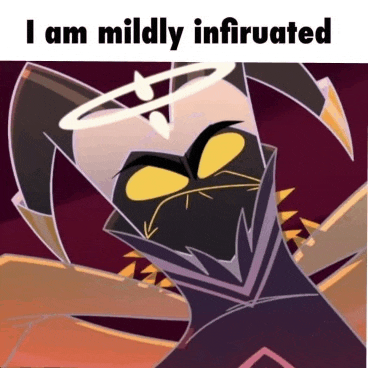 a cartoon character with a halo on his head and the words i am mildly infuriated