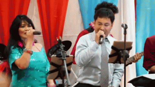 Just A Really Great Wedding Band GIF - Horror Scary Why GIFs
