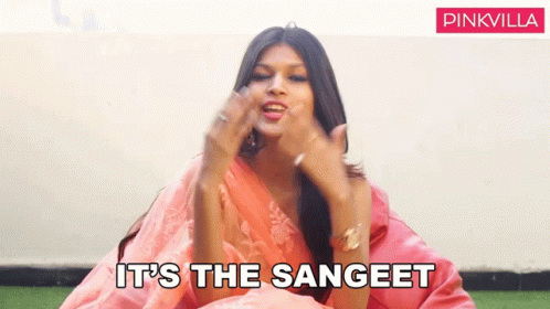 Its The Sangeet Avantika GIF - Its The Sangeet Avantika Pinkvilla GIFs