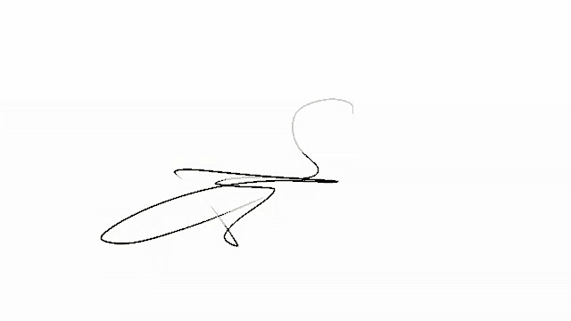 a black and white drawing of a swirl on a white background