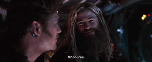 Of Course Thor GIF - Of Course Thor Star Lord GIFs