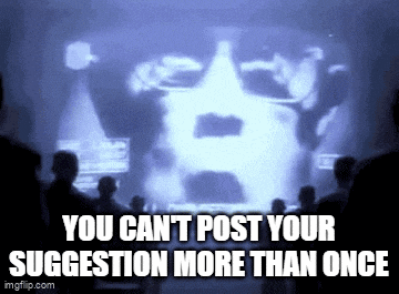 a group of people are sitting in front of a screen that says you can t post your suggestion more than once