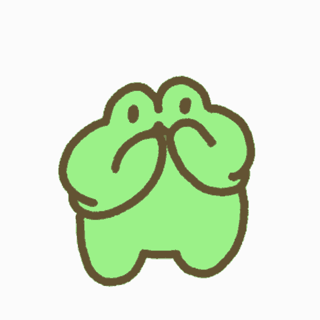 a cartoon drawing of a red heart surrounded by green leaves