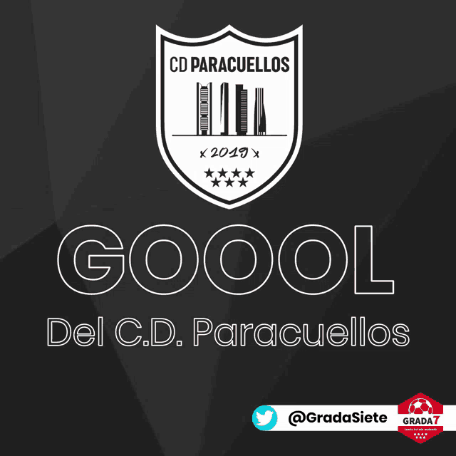 a logo for cd paracuellos that says goool