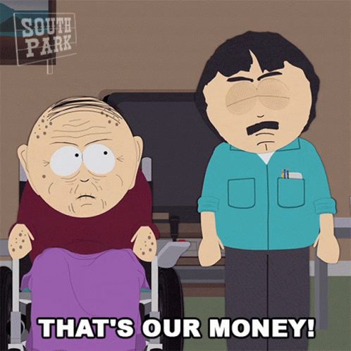 Thats Our Money Marvin Marsh GIF - Thats Our Money Marvin Marsh Randy Marsh GIFs