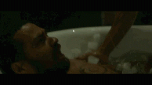 Jesse Williams Ice GIF - Jesse Williams Ice Bath Tub GIFs